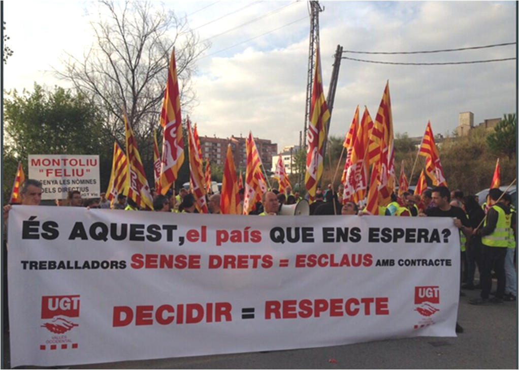 Concentració en suport de treballadors i delegats de PORT PARÉS