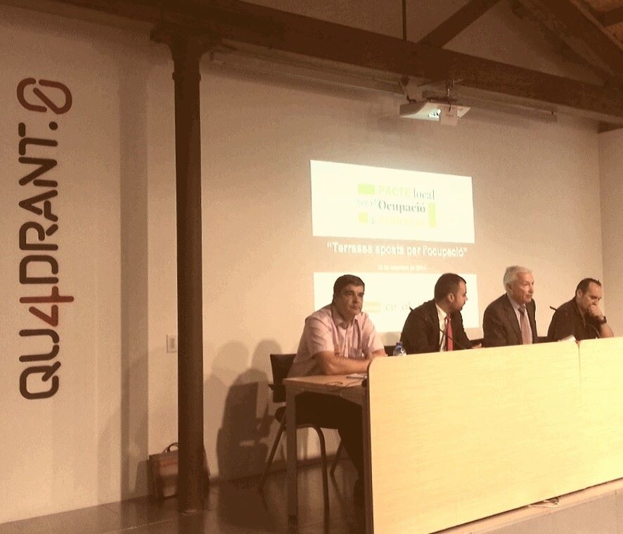 Ajuntament de Terrassa, Cecot, CCOO i UGT creen un programa per generar ocupació