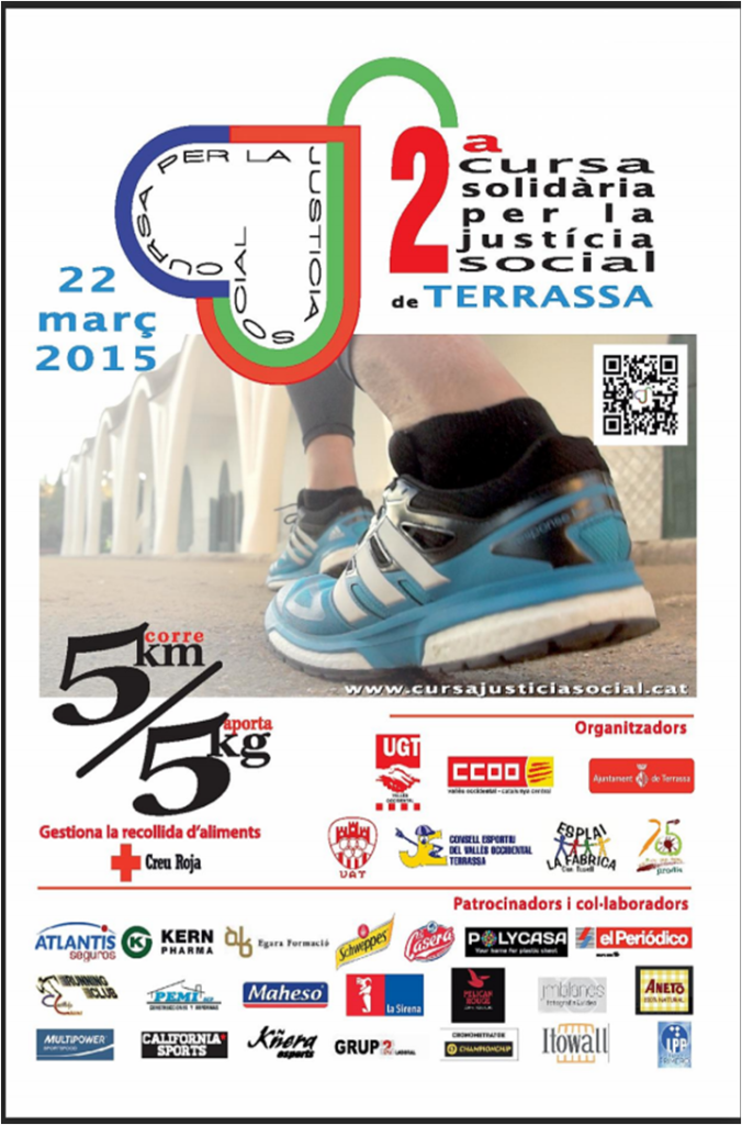 2ª Cursa solidària per la justícia social de Terrassa 5Km/5Kg