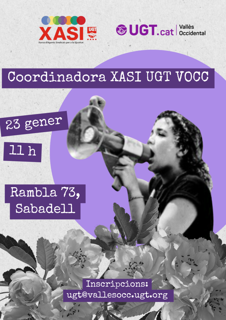 Convocatoria coordinadora XASI UGT Vallès Occidental