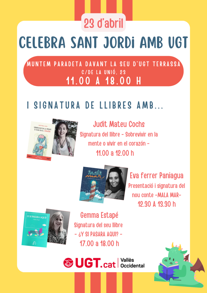 CELEBRA SANT JORDI AMB UGT A TERRASSA