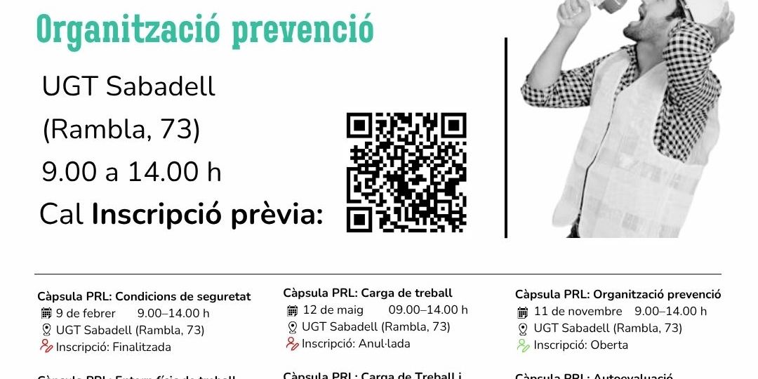 Càpsulas PRL organitz prevencio